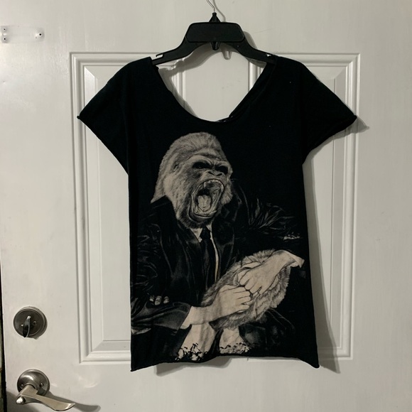 Reworked gorilla T-shirt - Picture 1 of 4